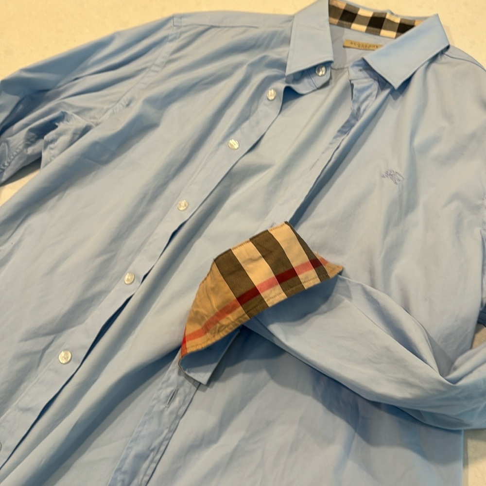 Mens authentic Burberry shirt